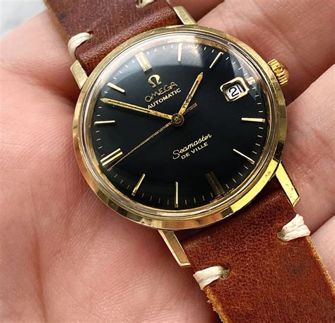 omega seamaster black vintage|vintage omega seamaster models.